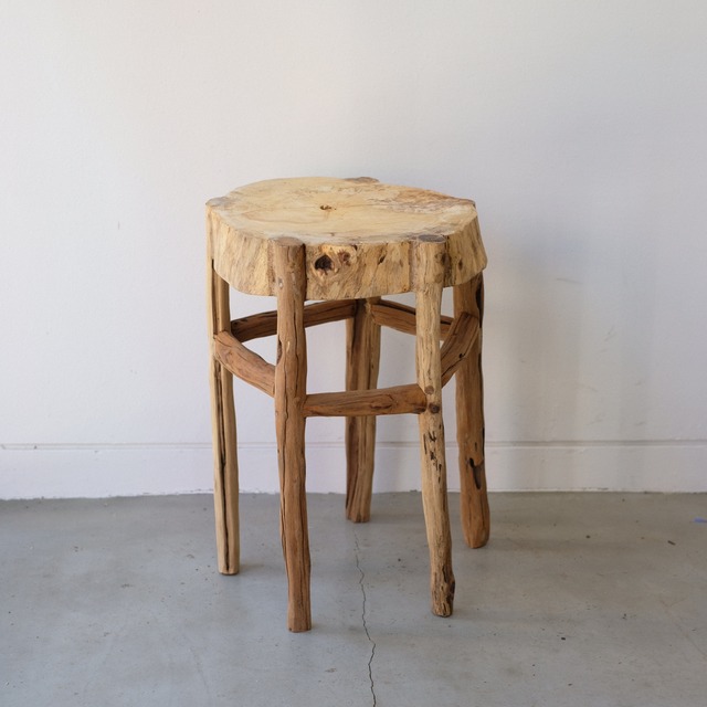 Round Lychee Stool 45 -004