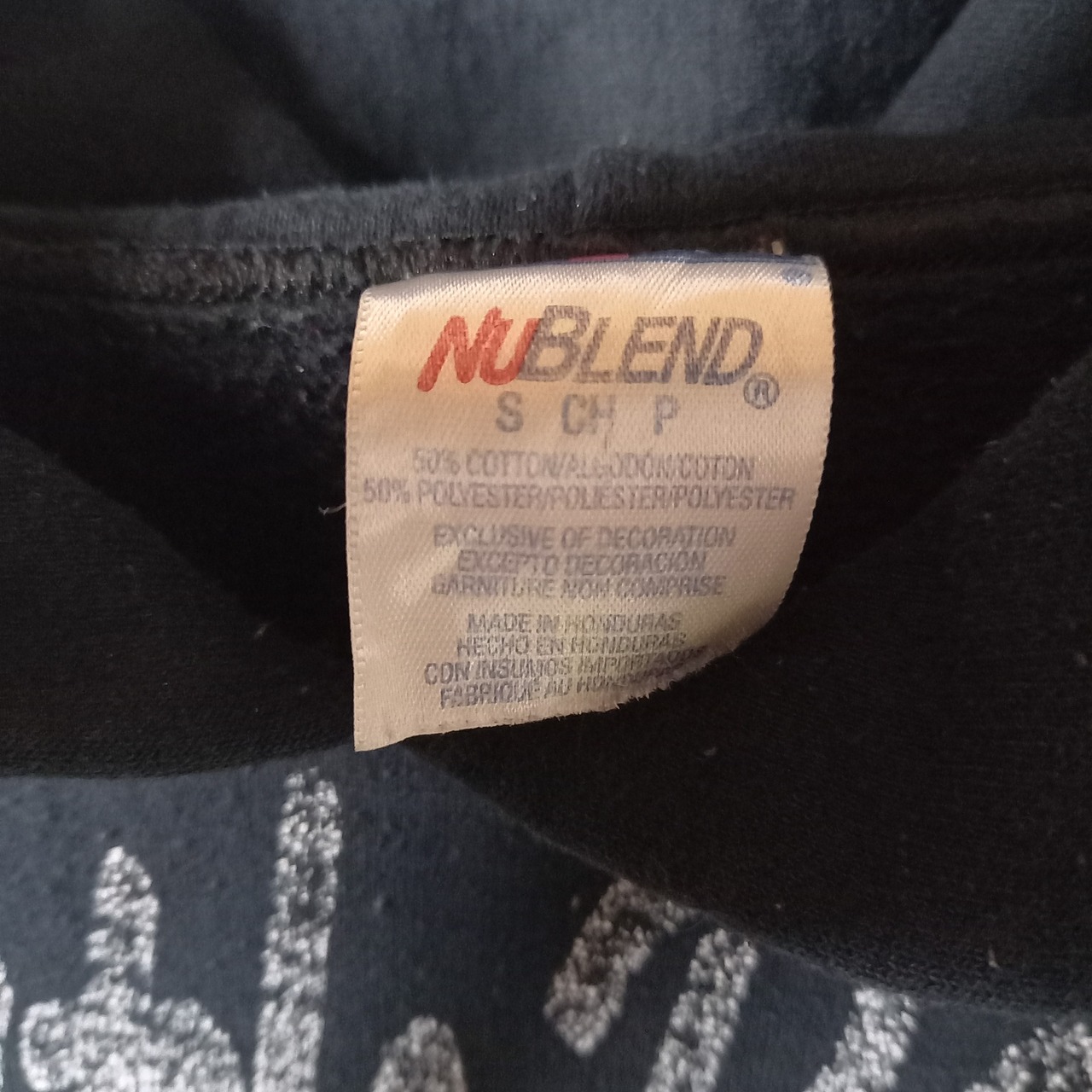 ジャージーズ　スウェット　プルオーバー　パーカー　プリント　ブラック　S