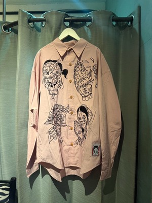MANG 刺繍長袖シャツ