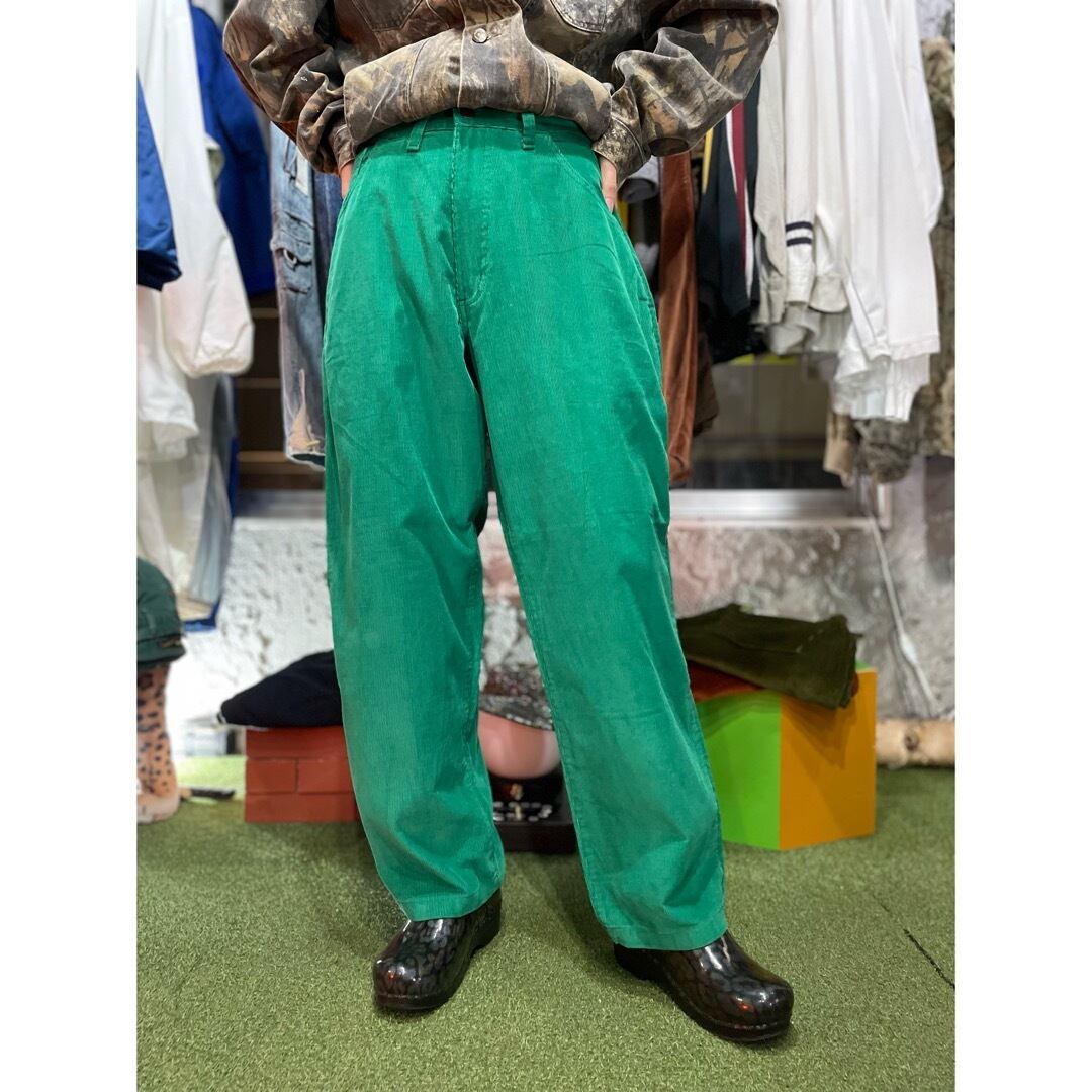 SOUTHPOLE 90s コーデュロイパンツ グリーン w34 sk8 SOUTHPOLE 【公式 