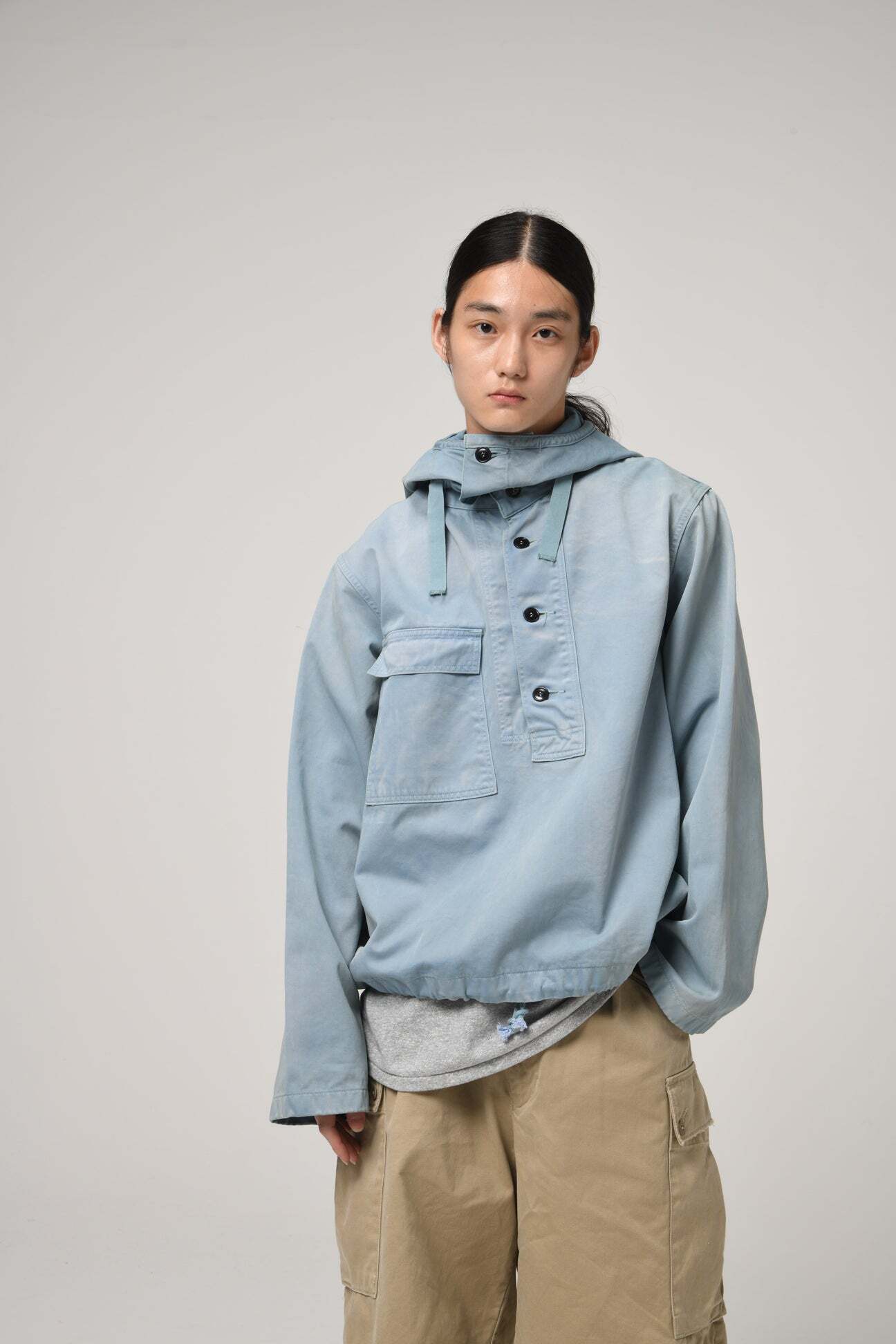 BOW WOW USN SALVAGE PARKA DYED UNIT AGED | BASE LINE