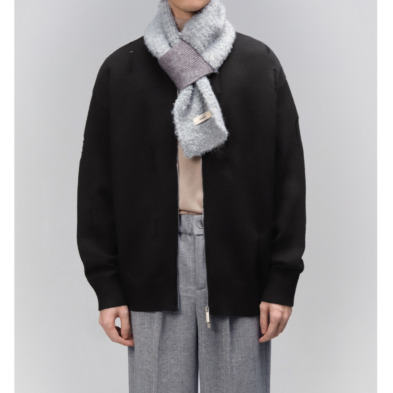 ダメージモックネックニット　TB1843・画像13