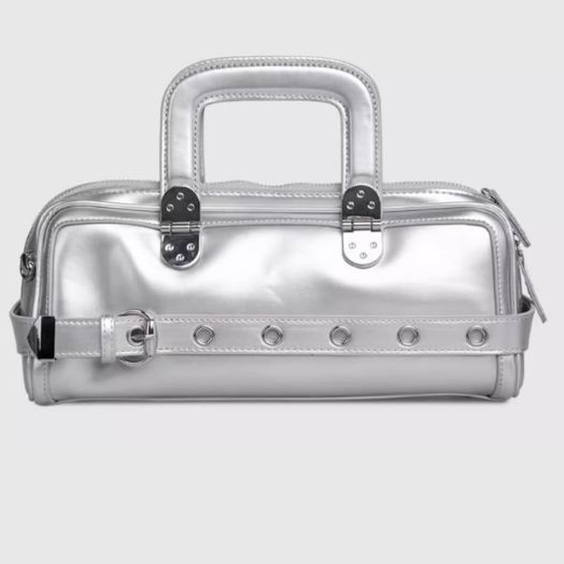 【極美品】パコラバンヌ　チェーンストラップ ショルダーバッグ　シルバー　2way ショルダーストラップ・バッグチャーム | HAYNI ( ヘイニ )《公式通販》