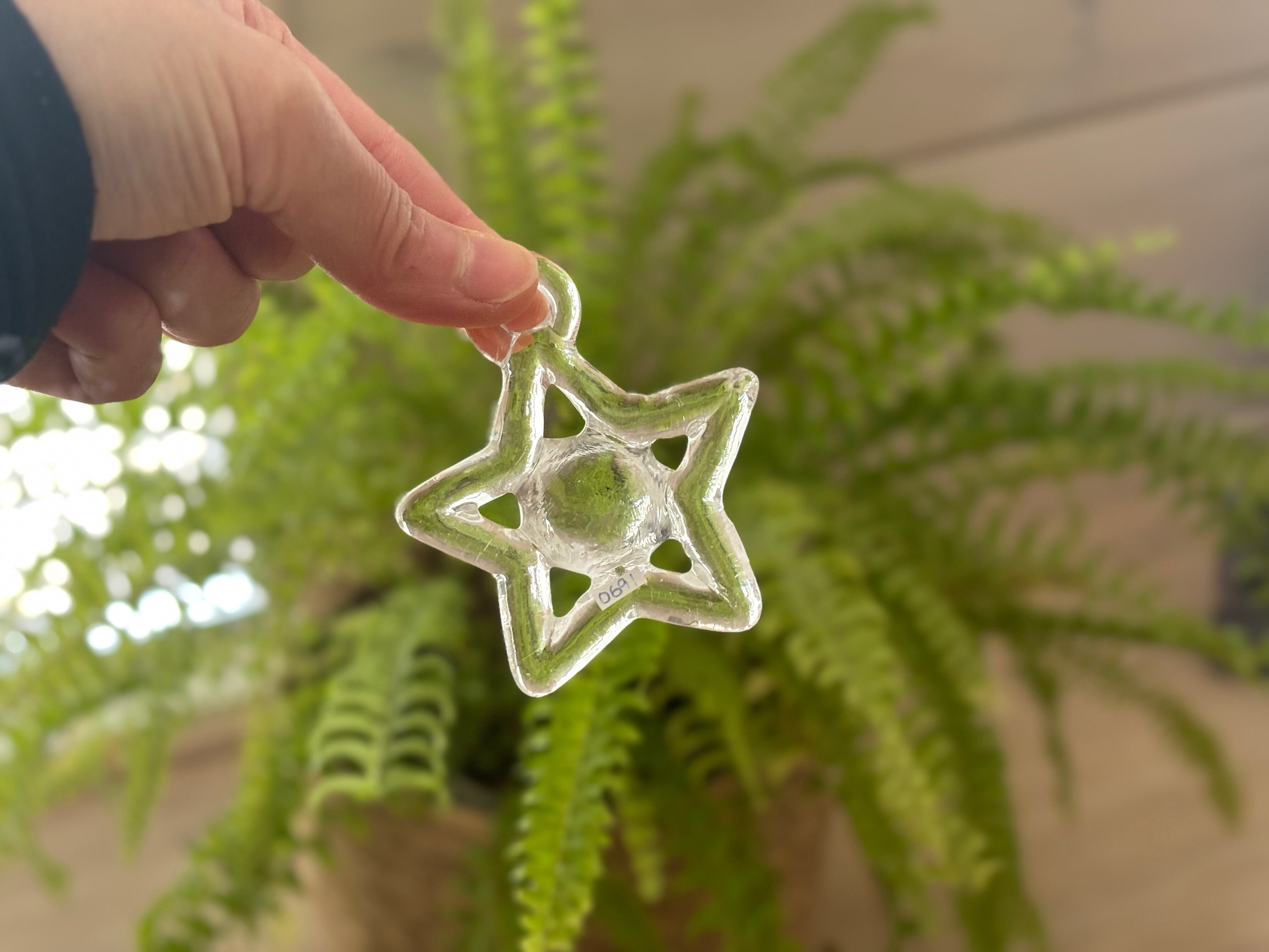 Kosta boda glass ornament star | コスタ ボダ ガラス オーナメント