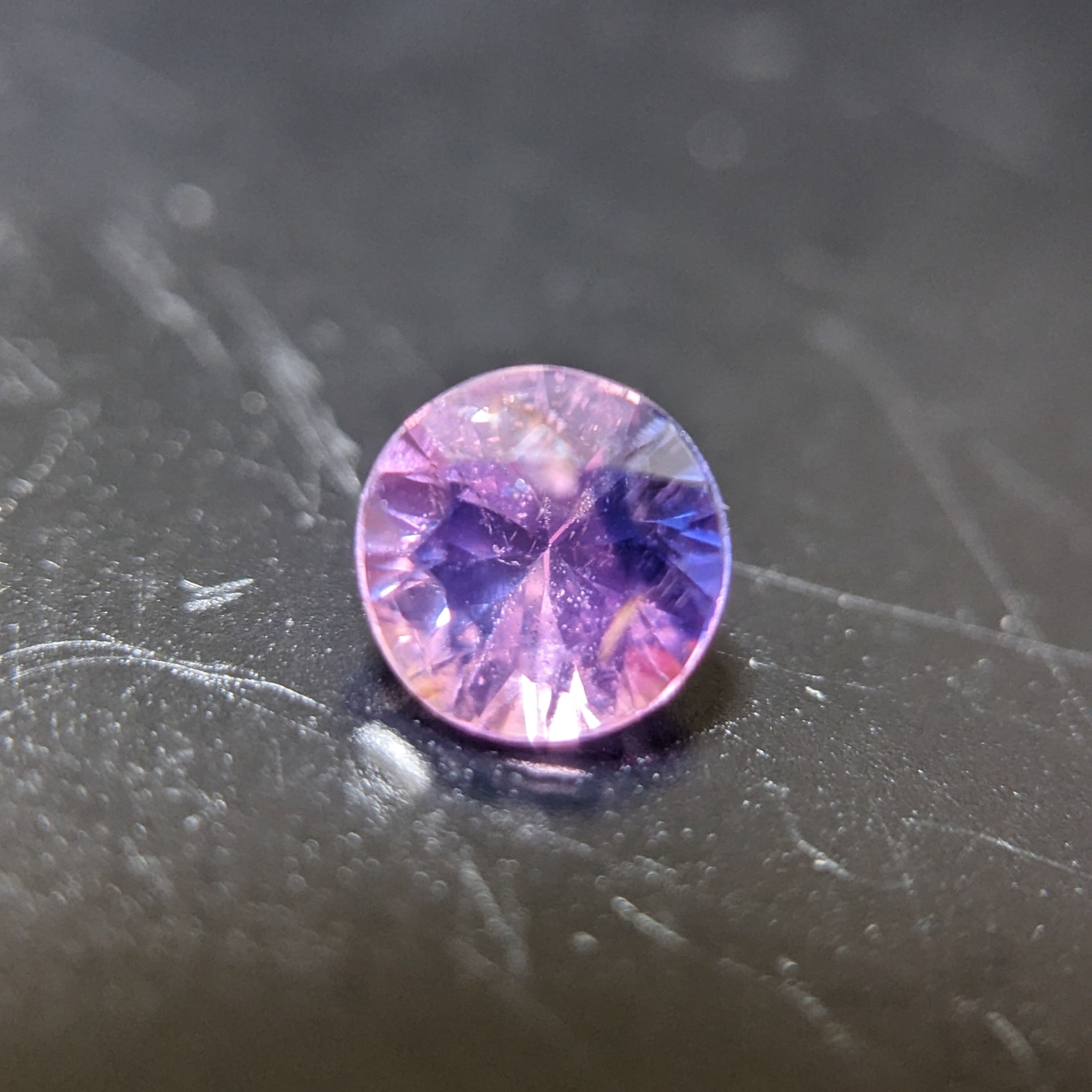 サファイア 0.331ct 青紫色 簡易ソーティング付き No.198 天然シルキー 