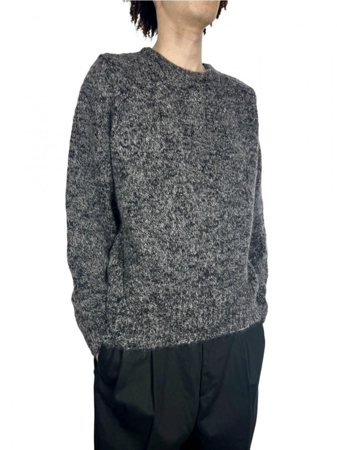 【YOKE】Triple Marl Crewneck Sweater