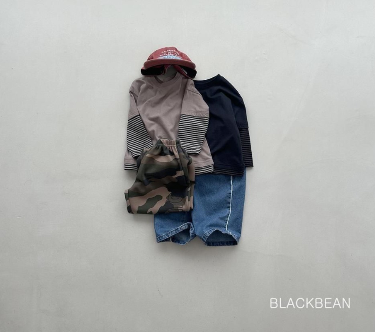 【取寄】Blackbean リッチTシャツ|秋服|韓国子供服|26/AT