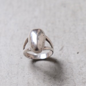 VINTAGE  SILVER 925  RING  14号　D74