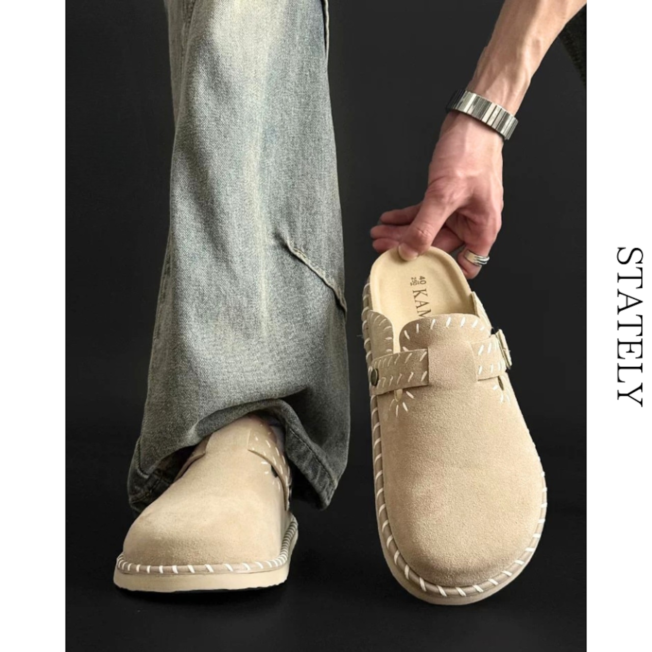 Suede Buckle サボサンダル/2color_S25・画像8