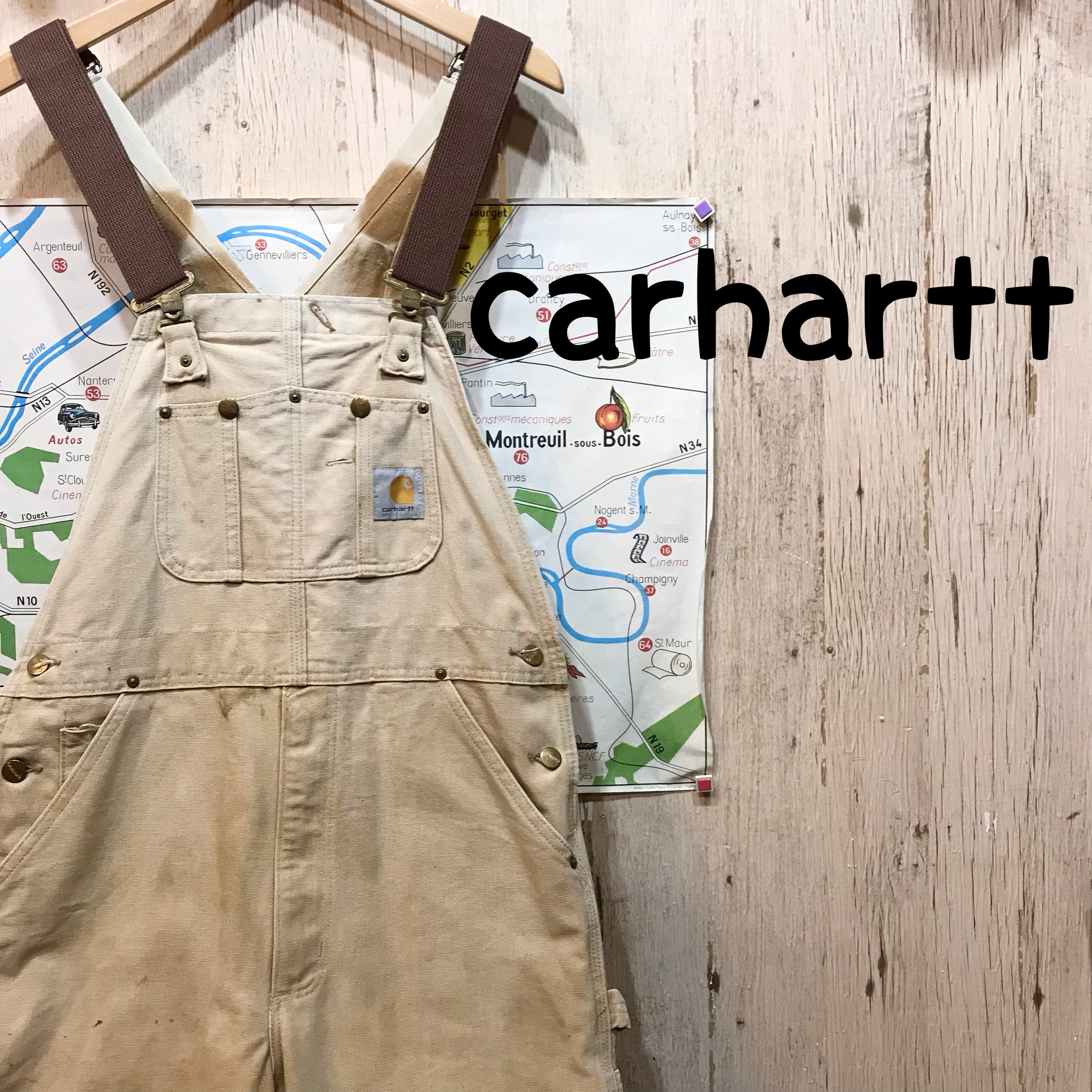 古着で購入carhartt  カーハート　オーバーオール