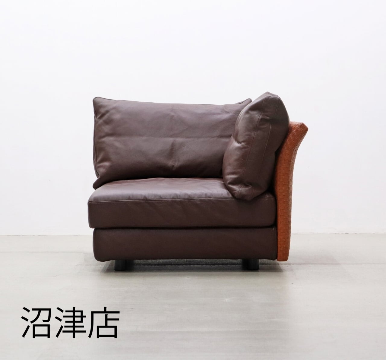 【沼津店】arflex アルフレックス CASCATA カスカータ 1P ソファ コーナー 本革 レザー イタリア モダン PHT26171