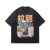 VINTAGE ストリート ラーメン Tシャツ T1457