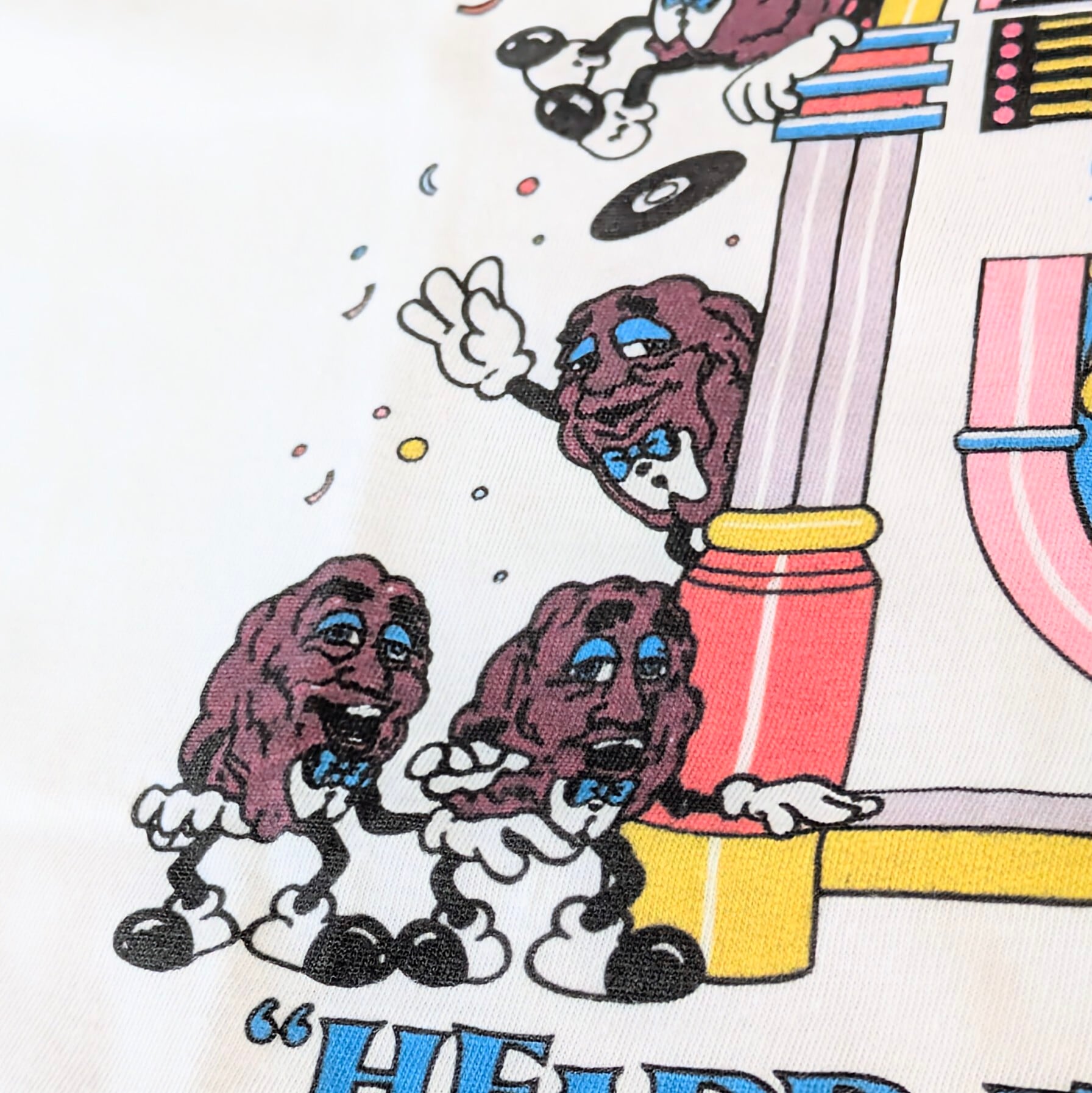 ♧【 California Raisins（ カリフォルニアレーズン ）】『 BE-BOP PIN 』 Tシャツ〚アメリカン雑貨 アメトイ〛