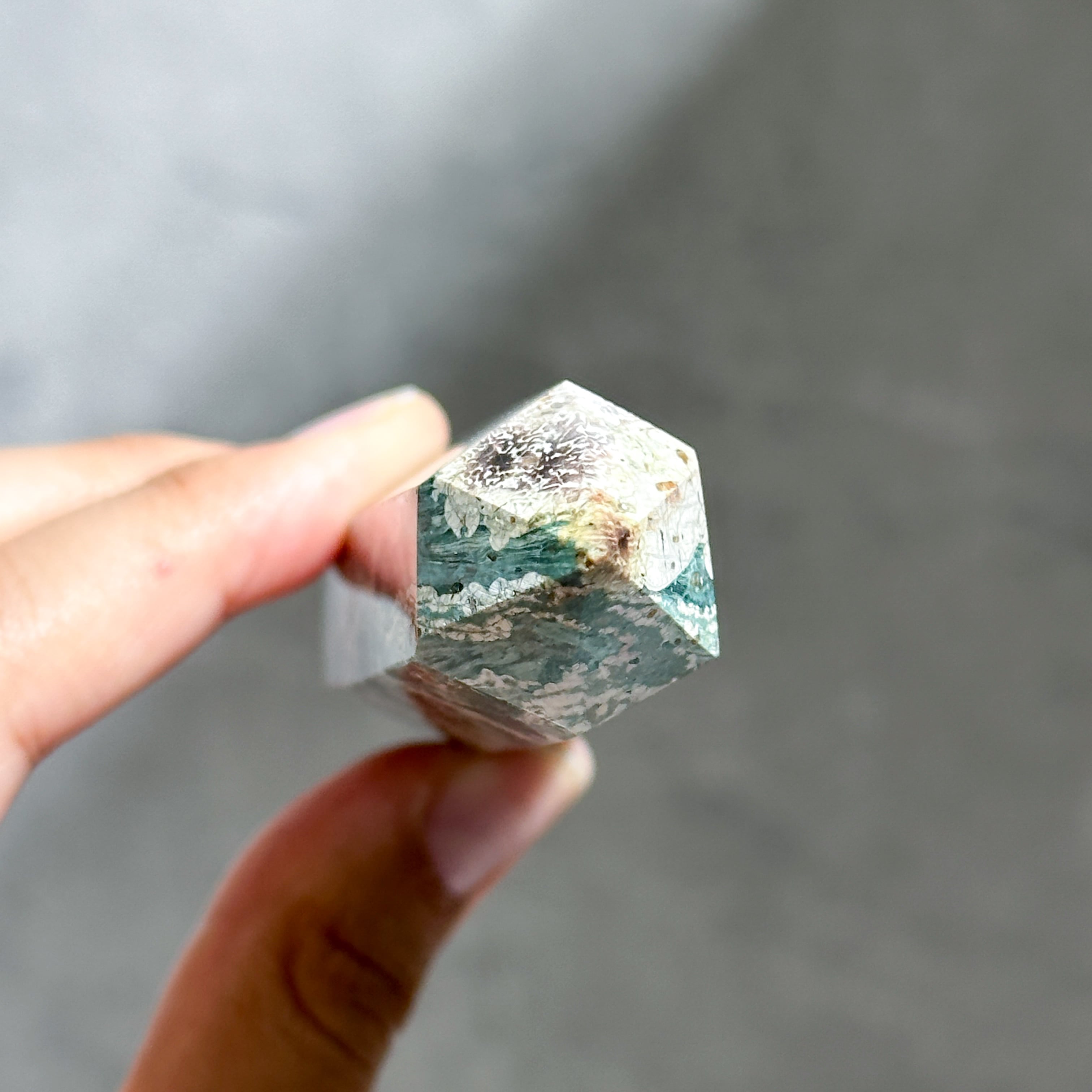 グリーンフラワージャスパー タワー51◇ Green Flower Jasper ◇天然石