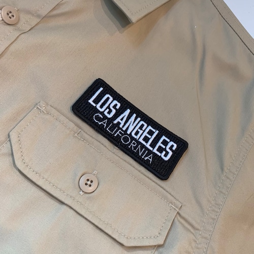 PATCHIES　【ワッペン】　LOS ANGELES　CALIFORNIA　ロサンゼルス　カリフォルニア　ワークシャツ