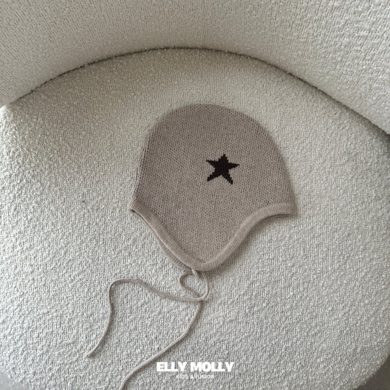 韓国子供服 / 26Autumn / ELLY MOLLY / ジャガードニット帽(周囲52〜54cm)*free*