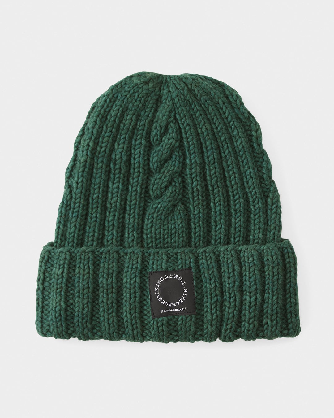 山と道 / Merino Knit Cap - Unisex #Forest Green