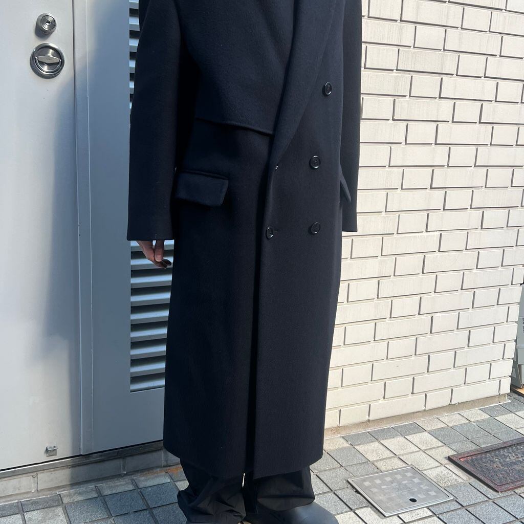 Dior ディオール 19AW Duster Coat ウール チェスターコート ブラック