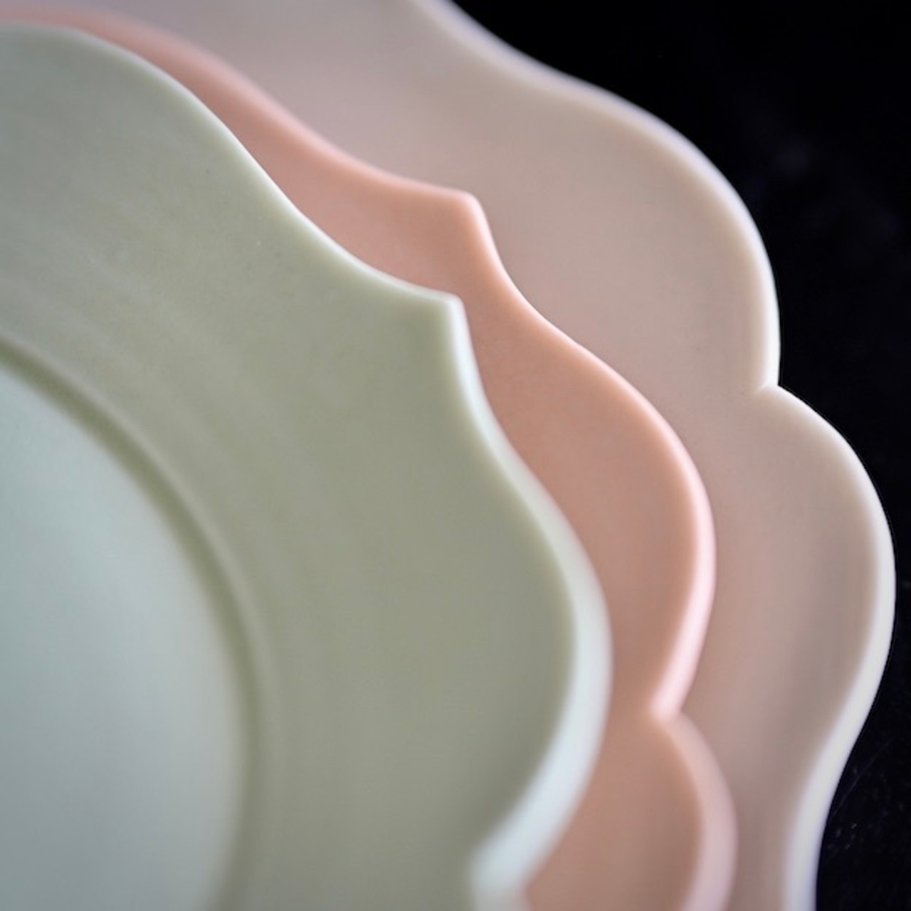 MUMCA 丸谷牧子 作 RENKA 蓮花 リム皿【浅】 Renka Rim Plate/ 2104400000382