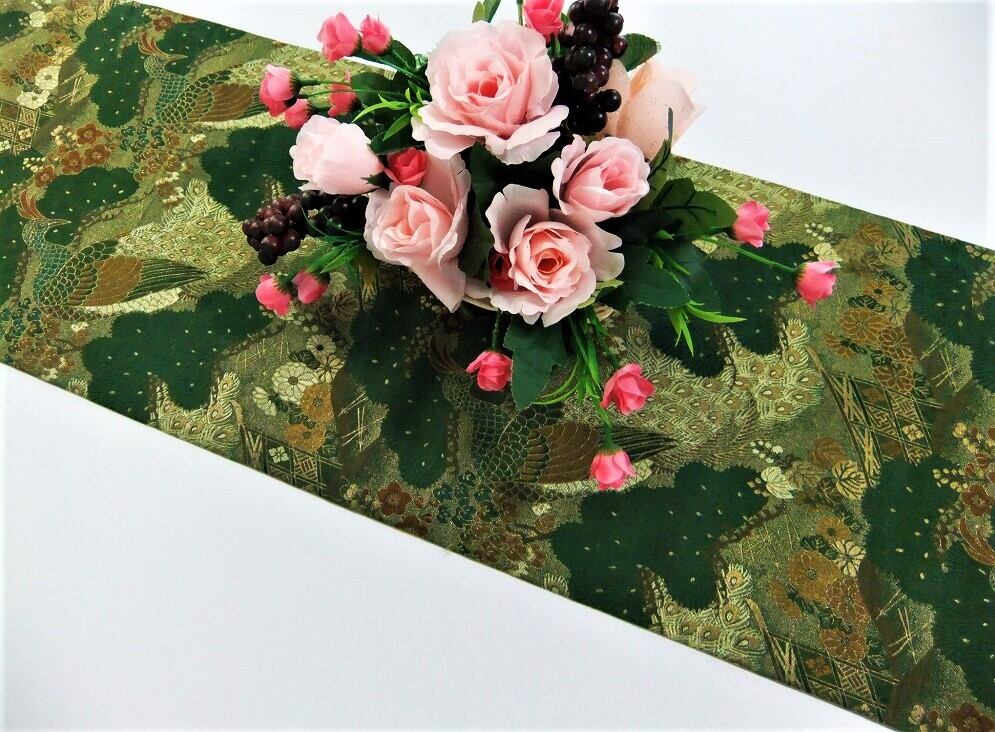 テーブルランナースリム(単半幅帯リメイク)リバーシブル オーダー