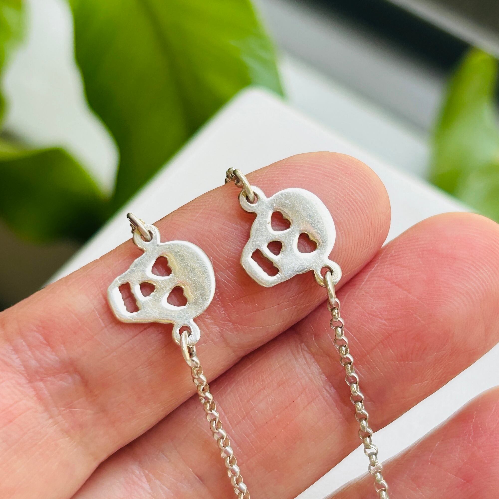 シルバー925 Old Stock Skull ブレスレット（バラ売り） | Milo