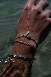 【Skin Flat Chain Bracelet】/ SILVER