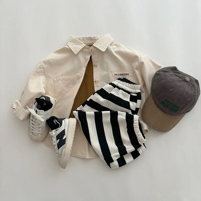 【取寄】使い勝手抜群な英字入りカジュアルシャツ