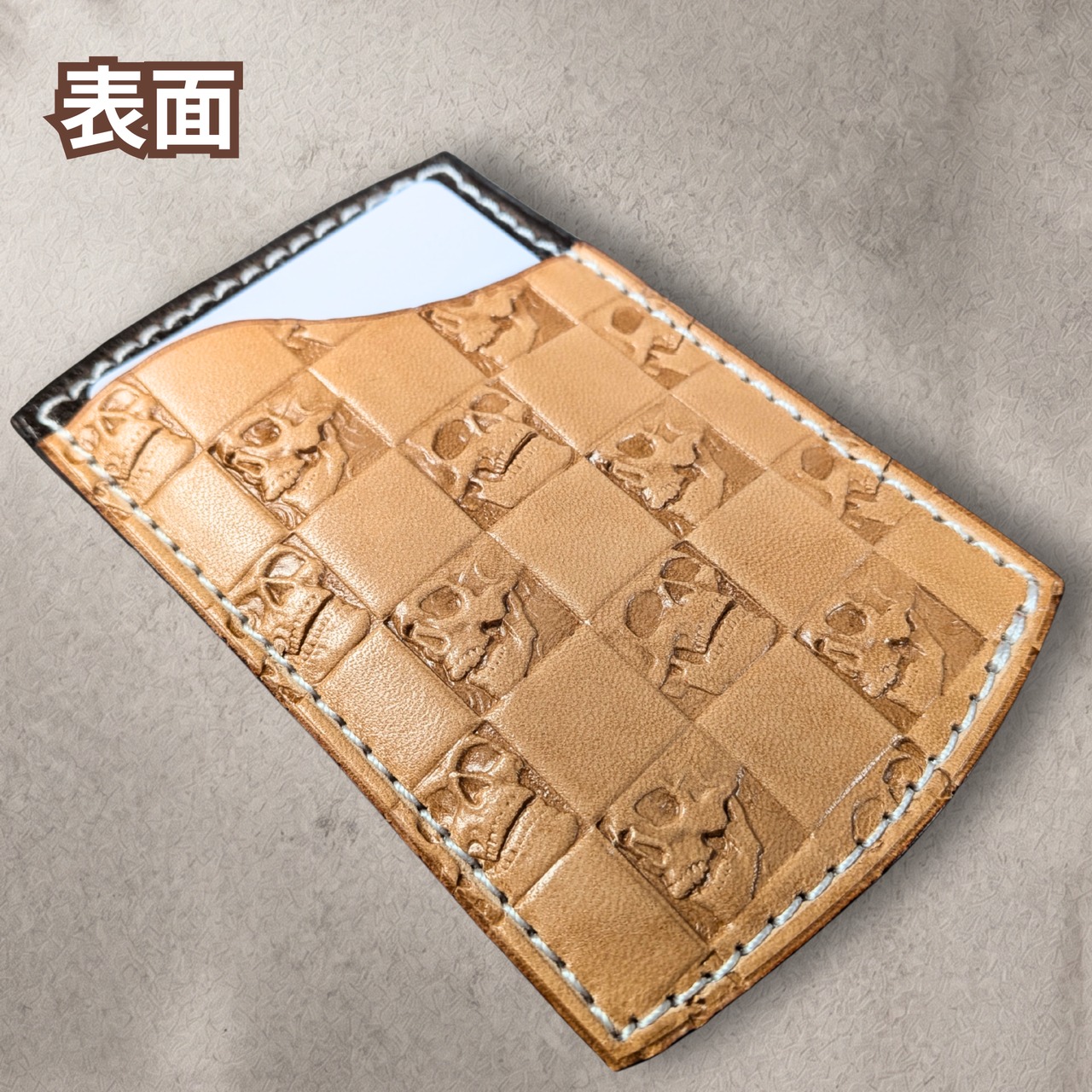 スカル刻印カードケース・画像3