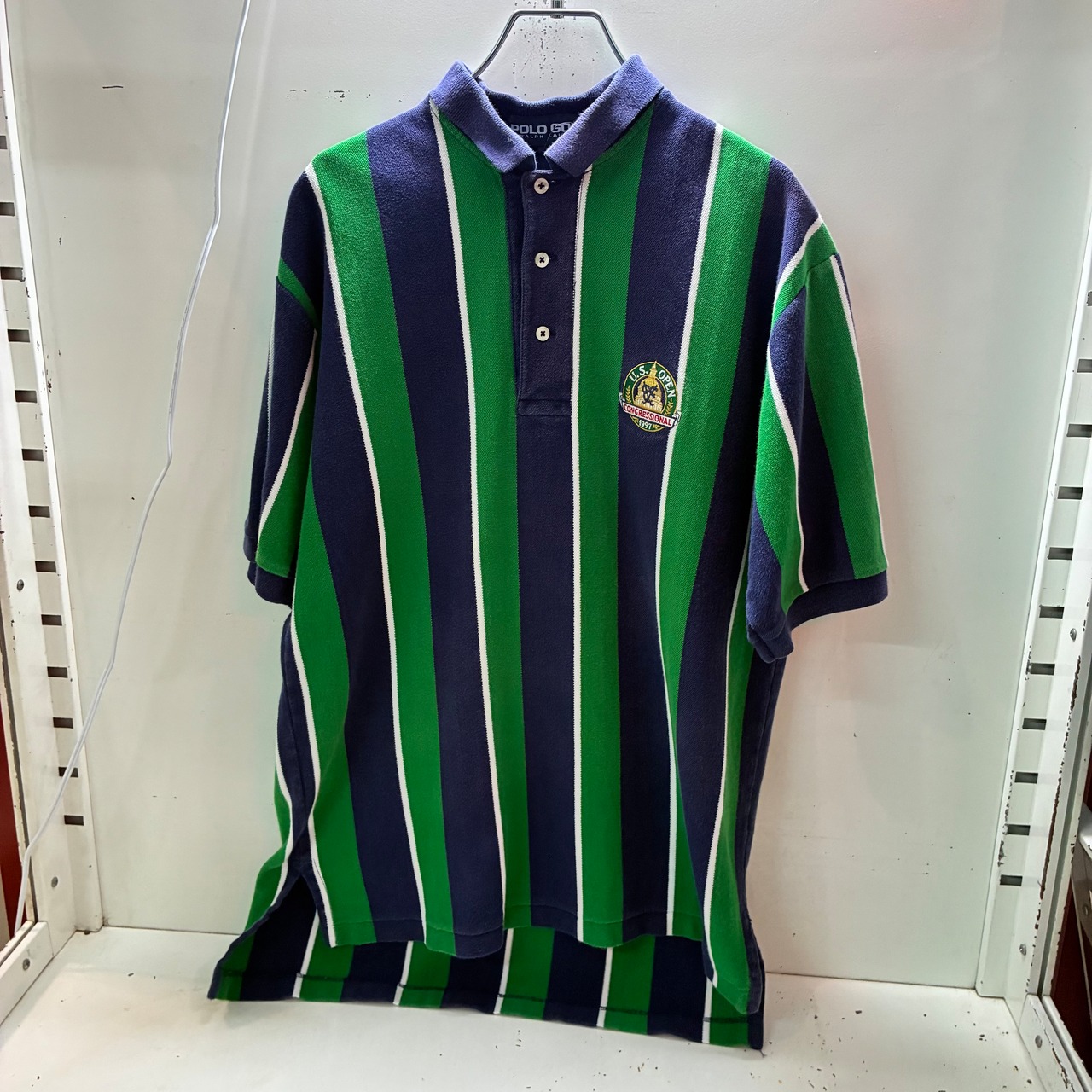 POLO GOLF RALPH LAUREN ポロシャツ マルチストライプ ポロゴルフ