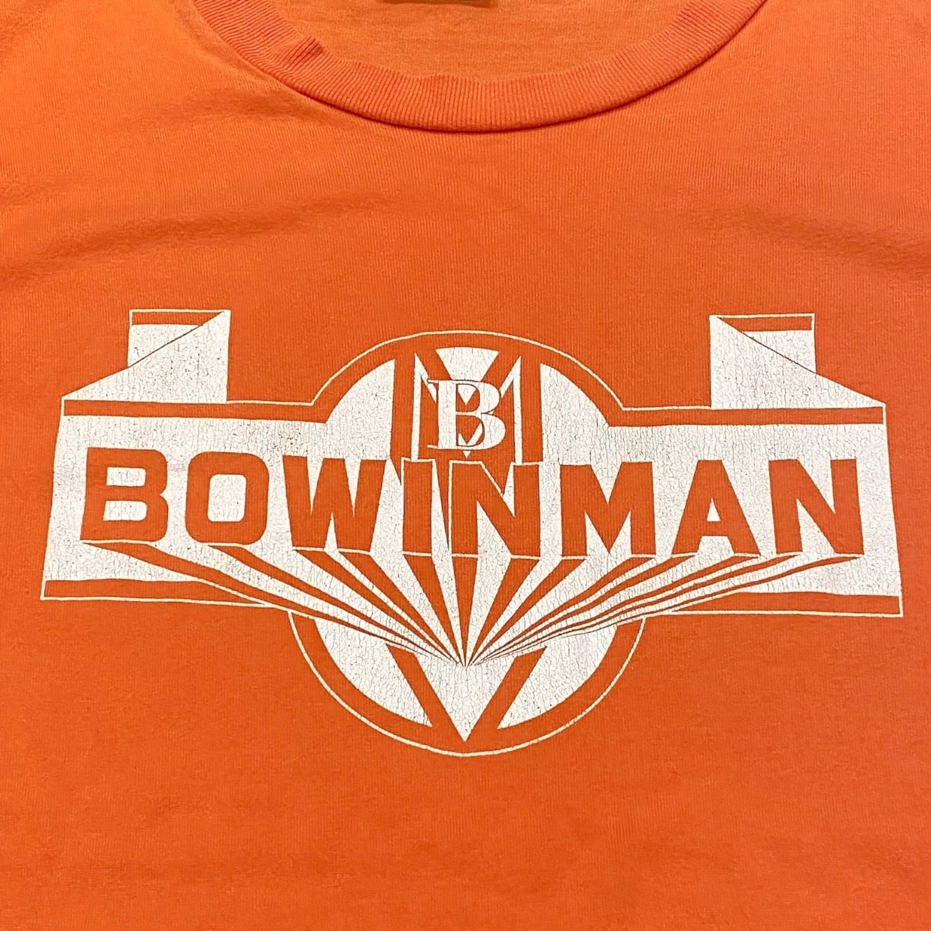 90's ”BOWINMAN MUSIC” Printed T-Shirt XL / ボウィンマン 90's ”BOWINMAN MUSIC” Printed T-Shirt XL / ボウィンマン
