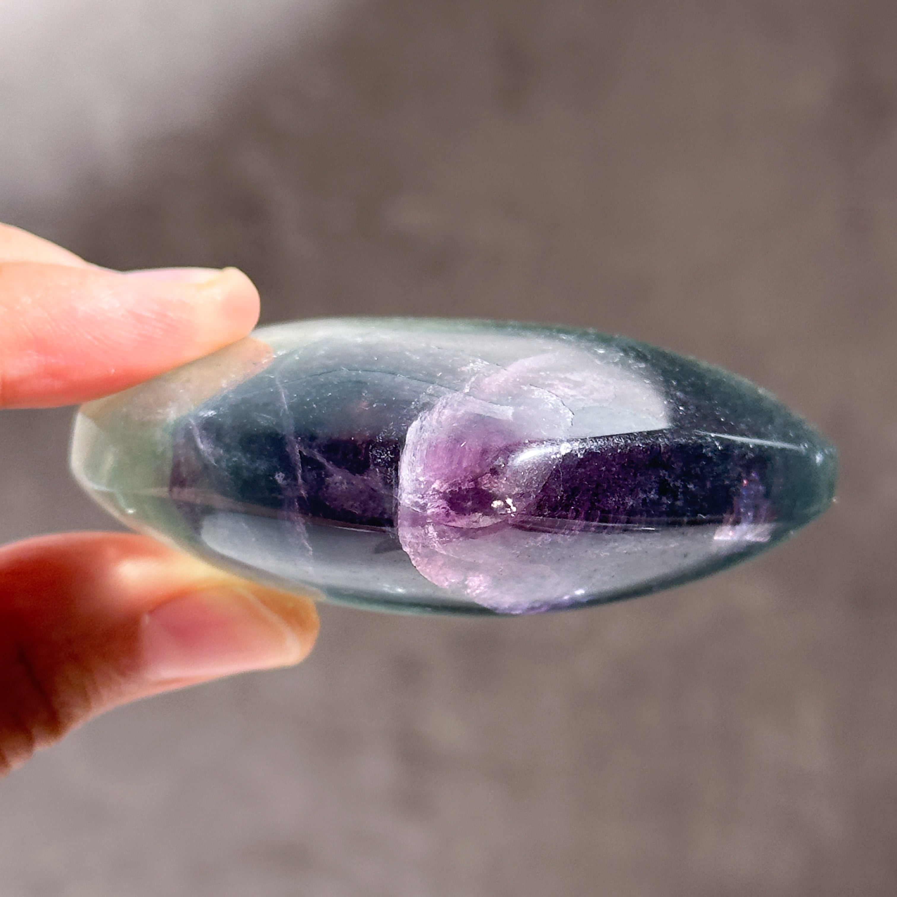 レインボーフローライト ハート35◇ Rainbow Fluorite ◇天然石・鉱物