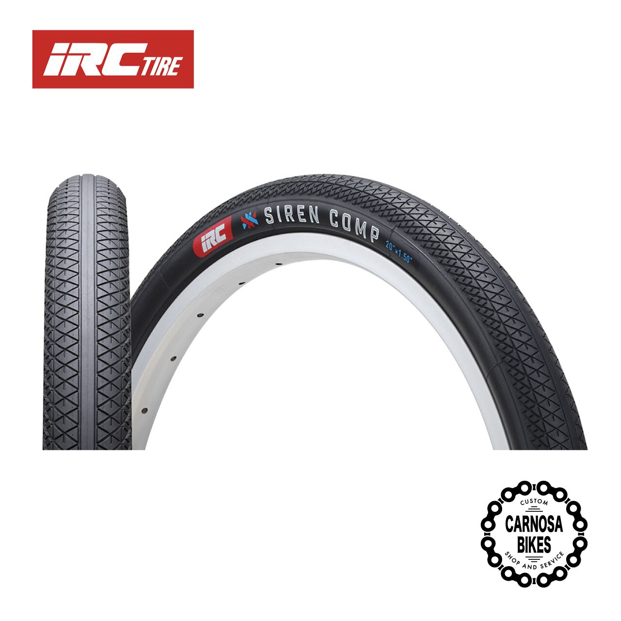IRC TIRE】SIREN COMP [サイレンコンプ] タイヤ | 【CARNOSA BIKES