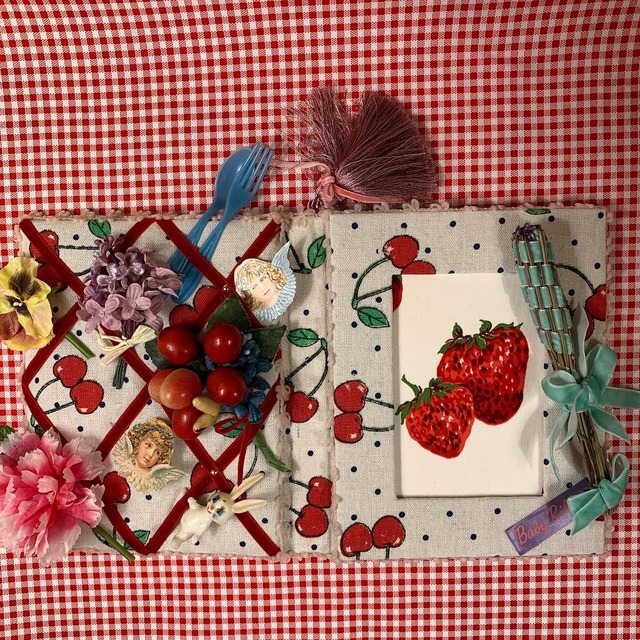 カルトナージュのヴィンテージモチーフ付写真立て (211113)