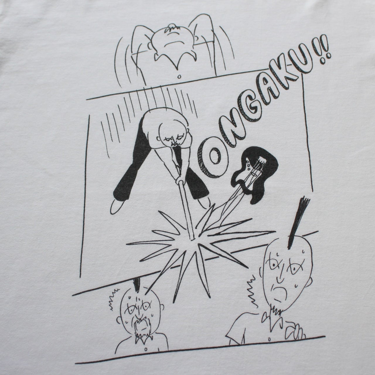 バコーン！！Tシャツ （ホワイト） | ロックンロール・マウン店