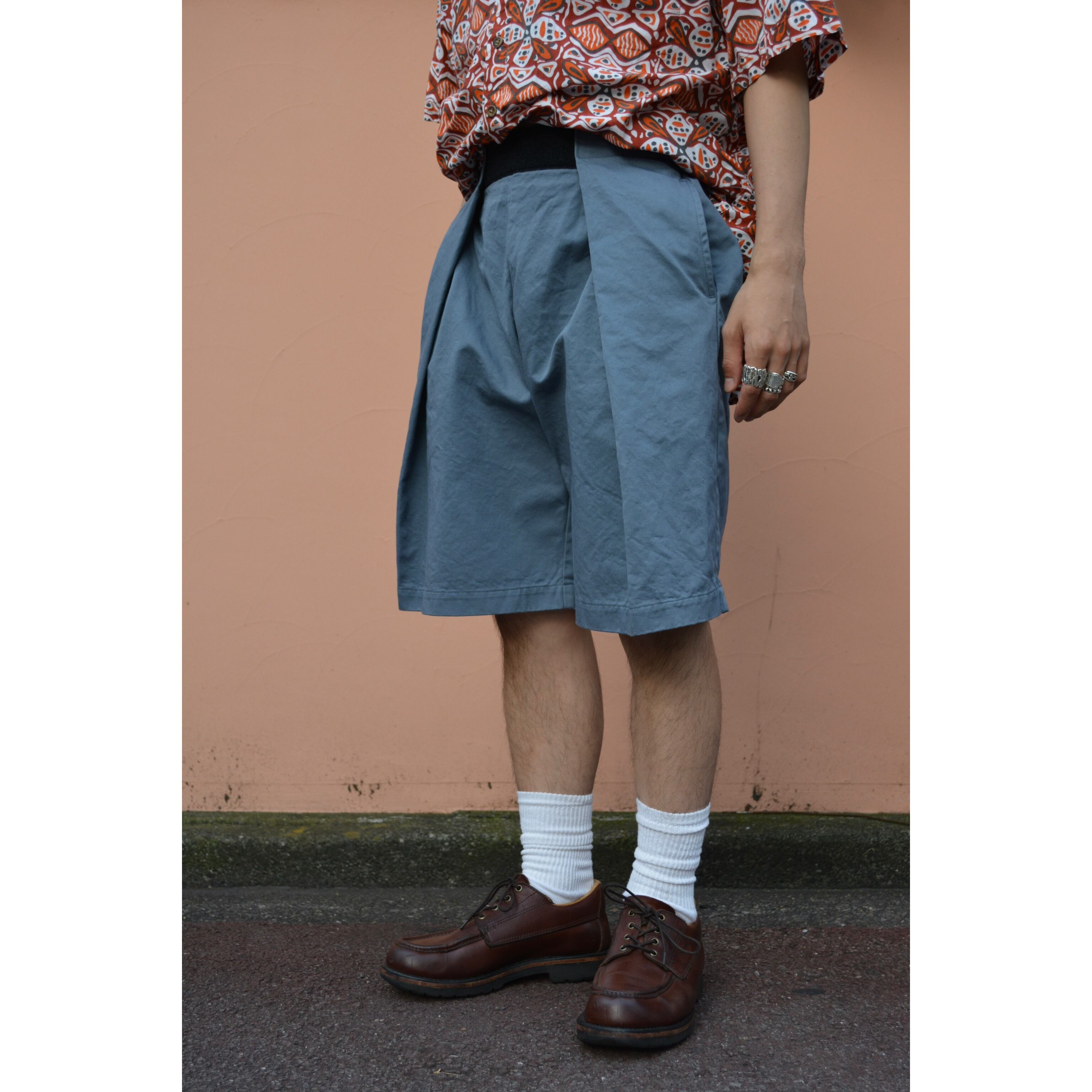 RELAX FIT】NORTH PADRE ISLAND BEACH Shorts (BLUE GRAY) | HEIGHTS