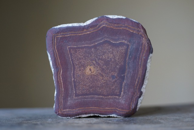 ゴビアゲート スラブ  Gobi Desert Eye Agate 2