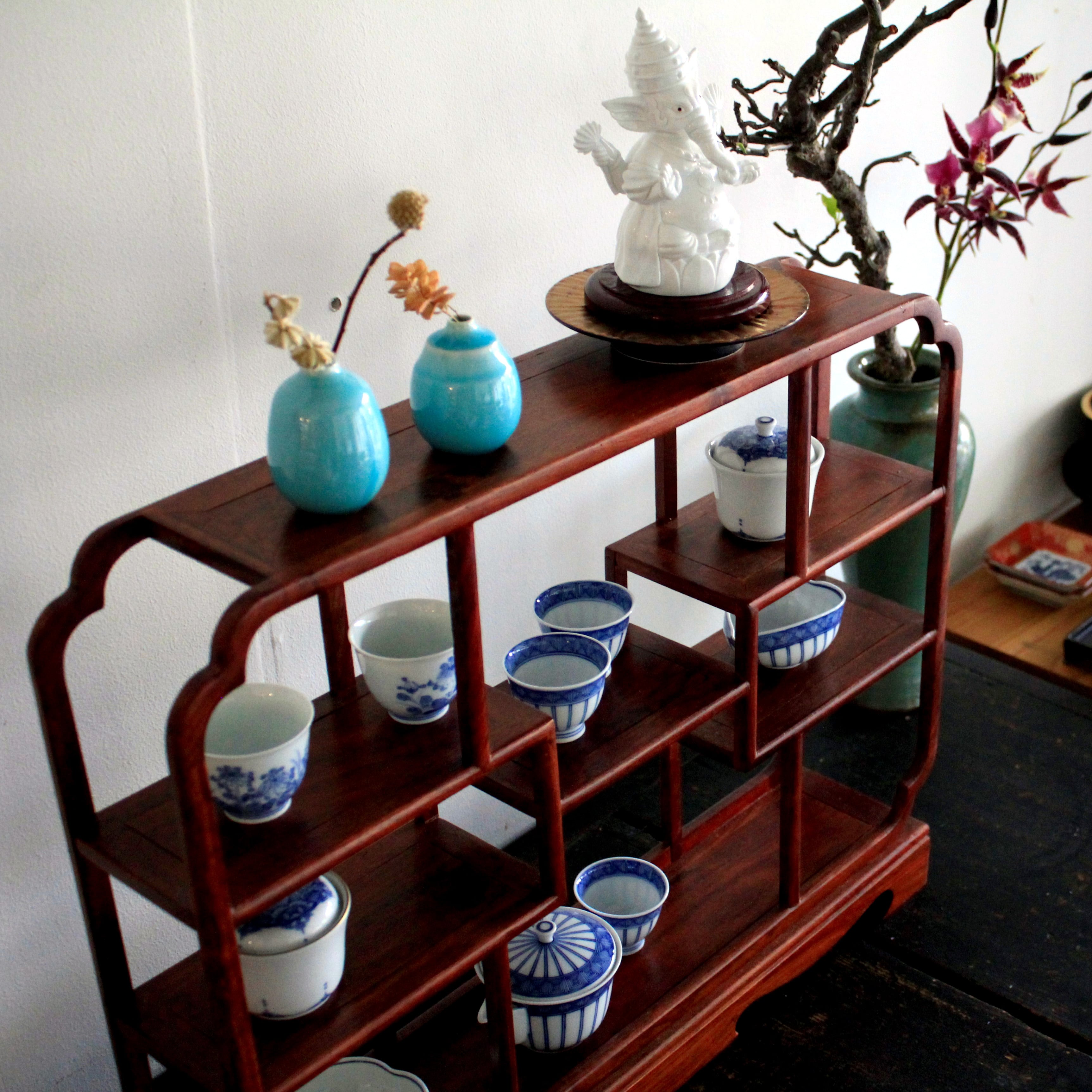 花梨 飾り棚 横長 | 芦屋貴兆陶家 online shop 花梨 飾り棚 横長 | 芦屋貴兆陶家 online shop