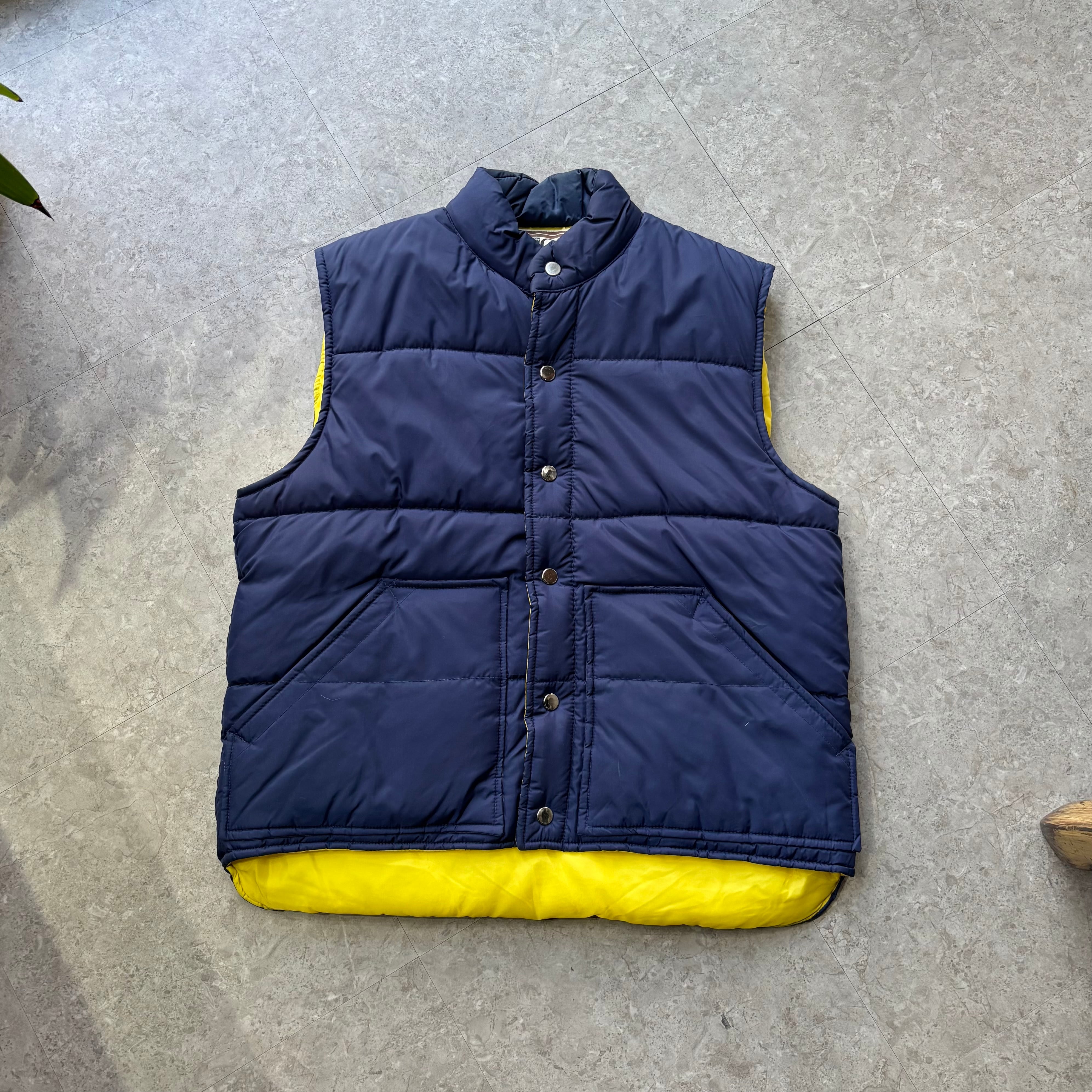 80s MONTGOMERY WARD nylon down vest【仙台店】