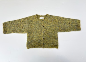 【26AW】&PAL(アンドパル)カールニットカーディガン マスタード(S/M/L/XL)