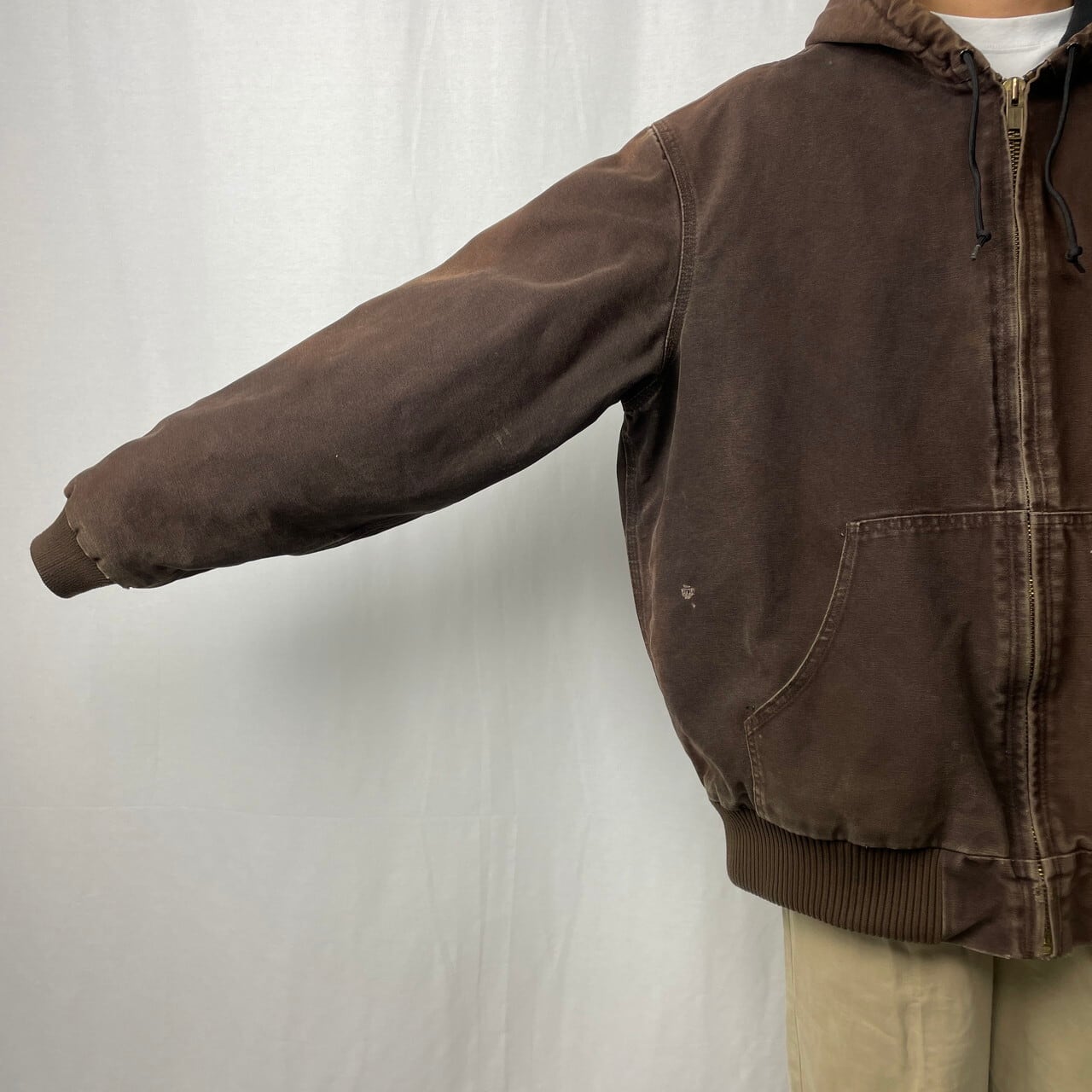 90年代 Carhartt カーハート ダック地 アクティブジャケット メンズXL