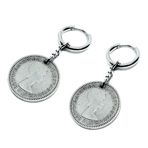 シックスペンス コイン ピアス 両耳セット価格