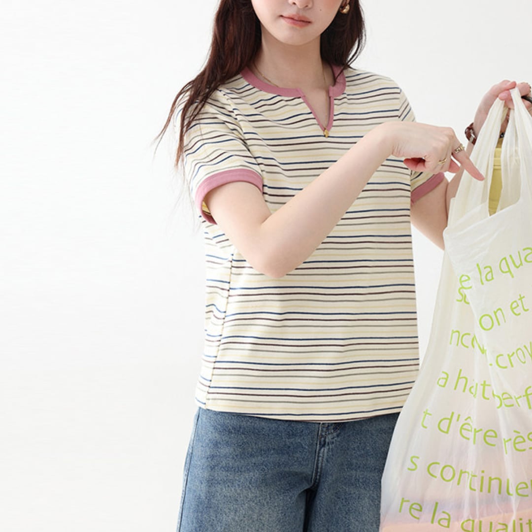 gathered cotton blouse