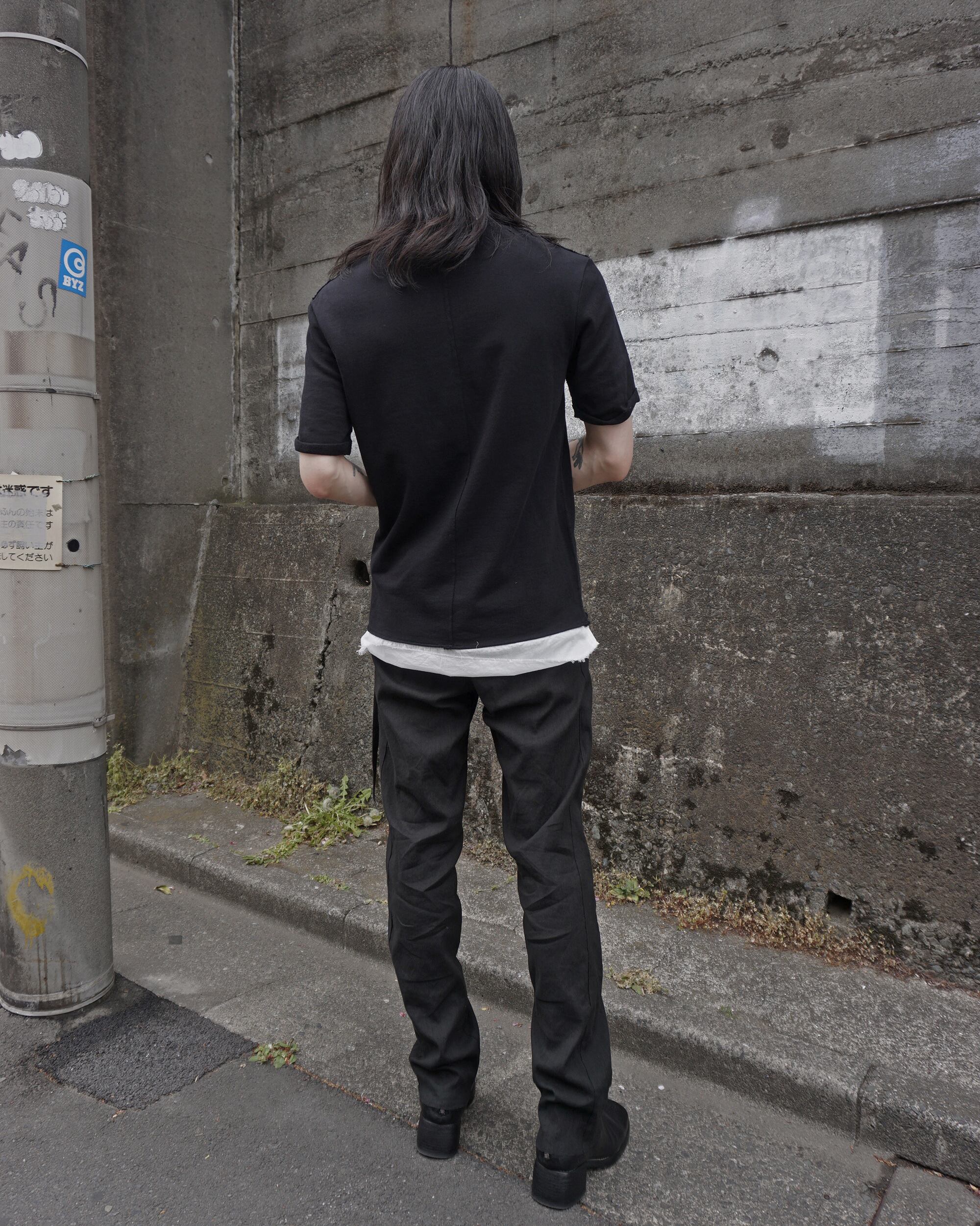ASKYY / NO LAYERED CUTSEW / BLK/WHT | ASKYY TOKYO FLAGSHIP