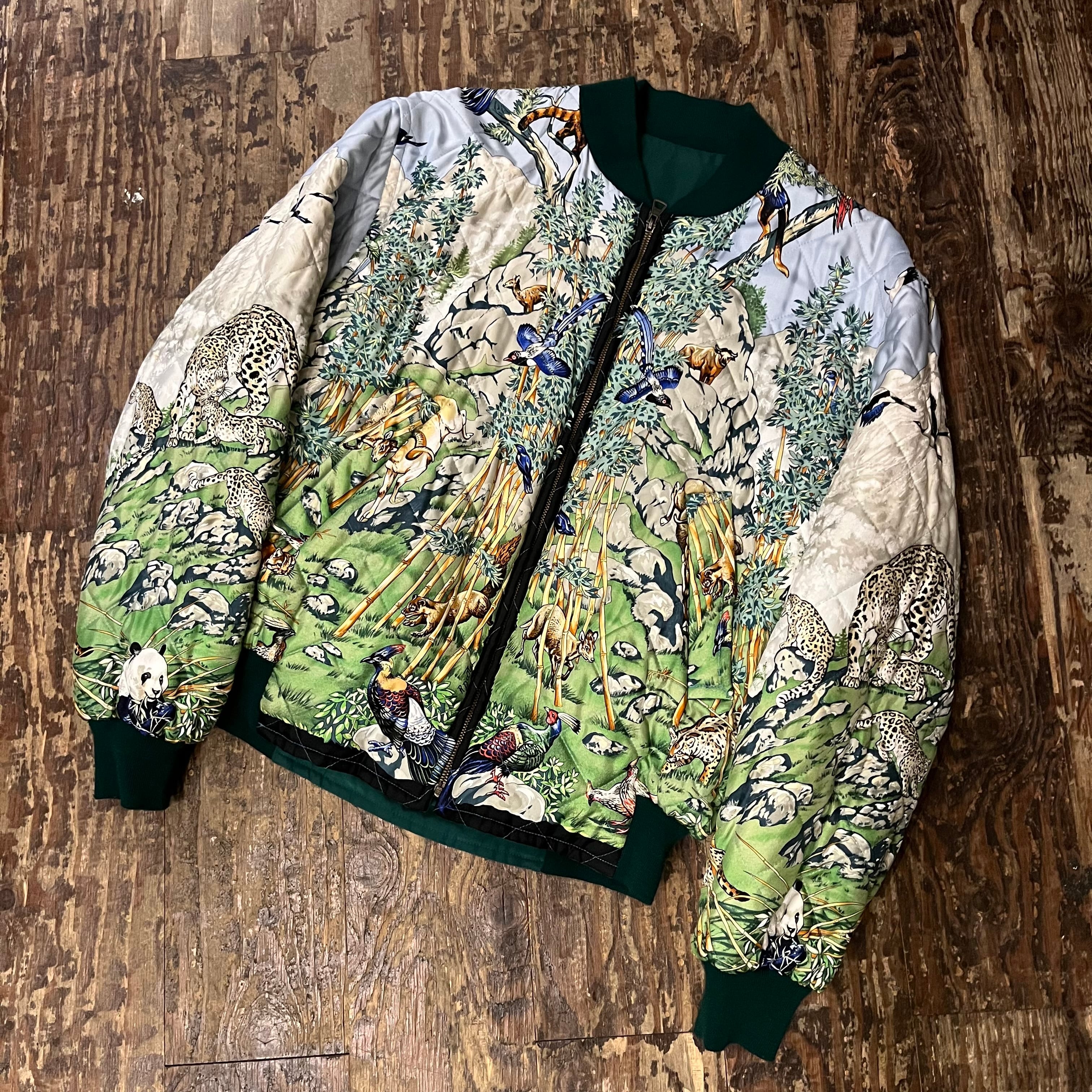HERMES エルメス Silk Bomber reversible jacket リバーシブル  