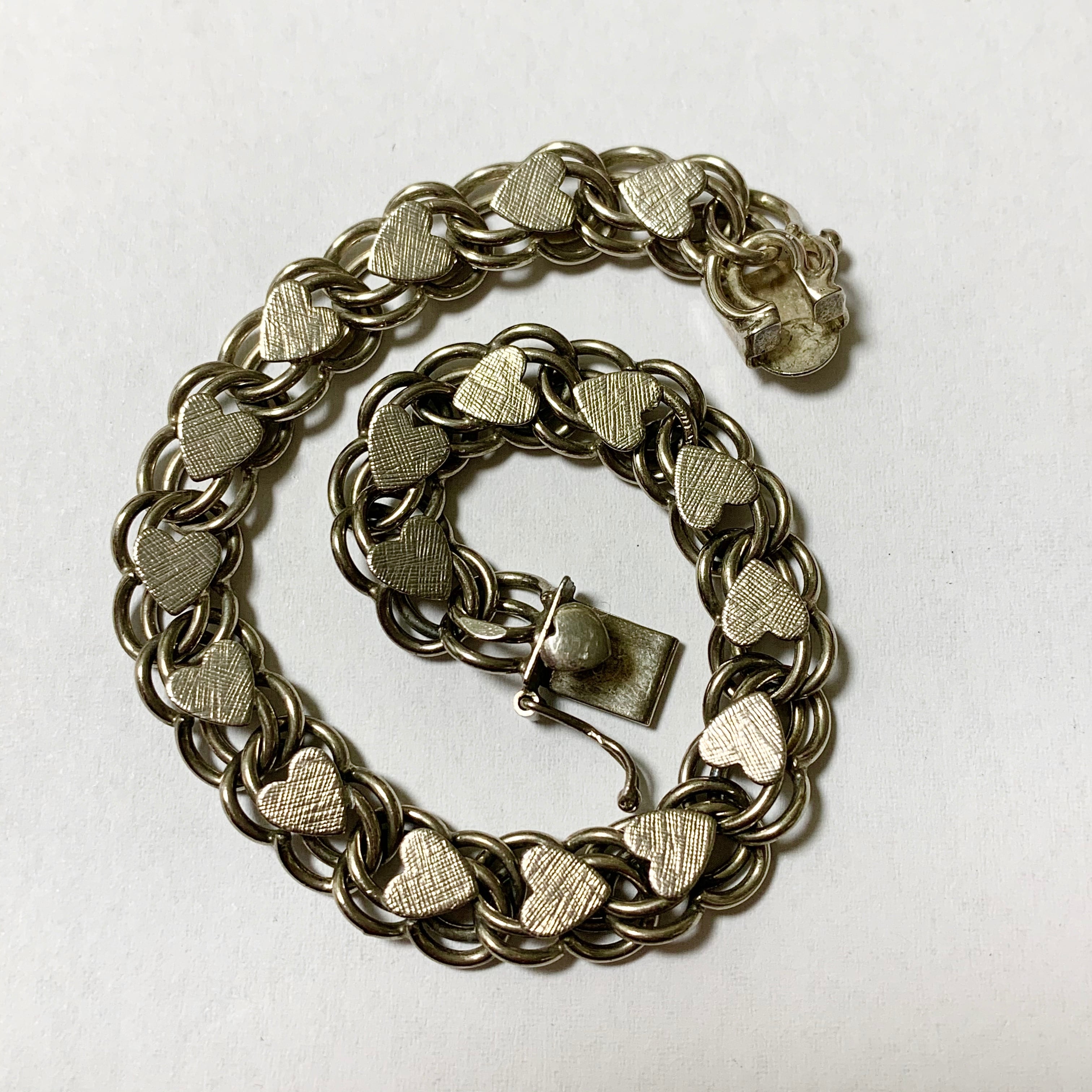 ELCO STERLING SILVER DOUBLE LINK ブレスレット