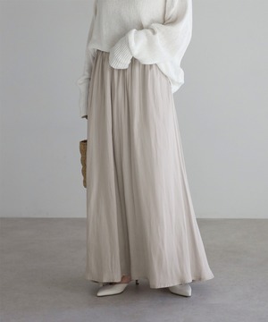 ポプリンギャザーフレアスカート【s-60096】.