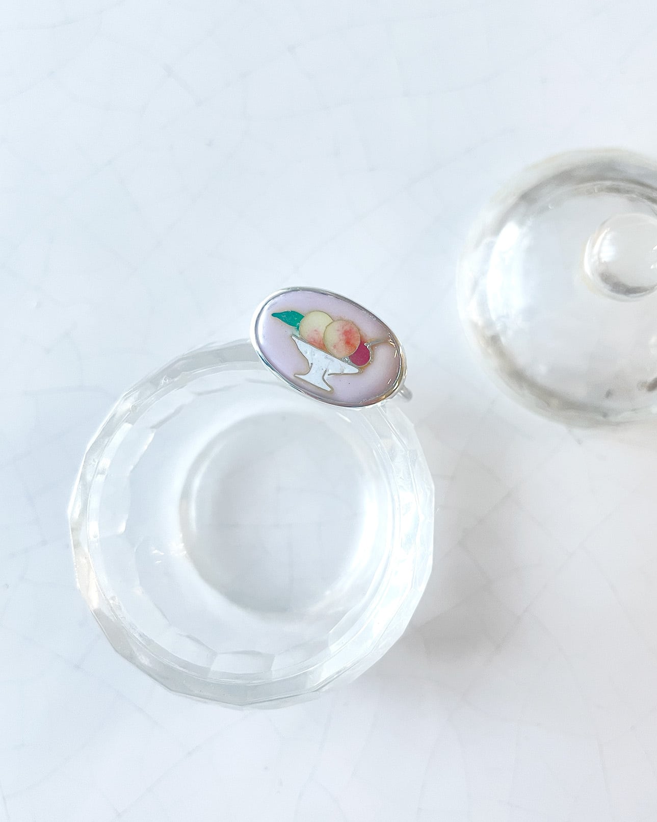 桃とチェリーのリング (12号)