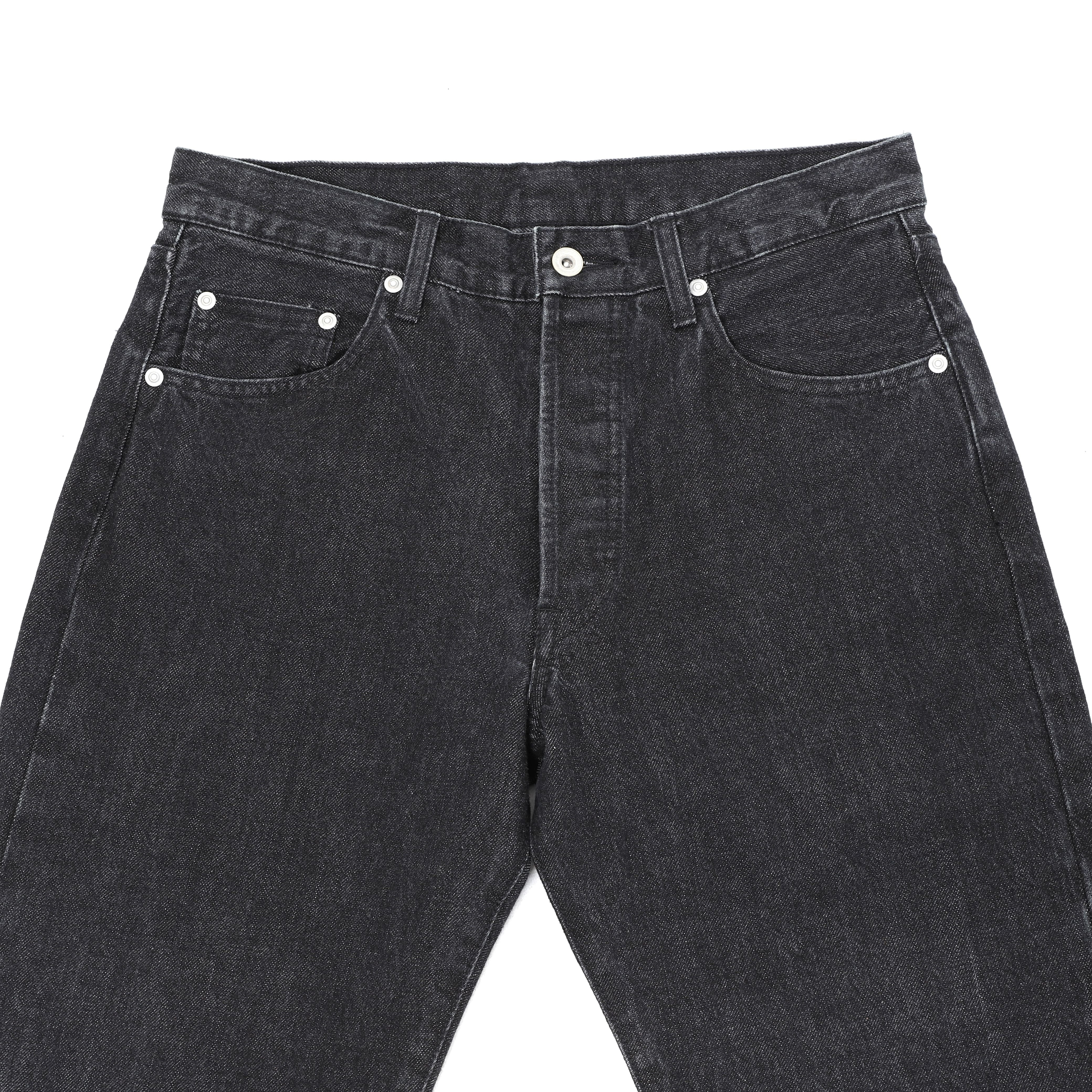 Japan Black Washed Denim Pants | OVY