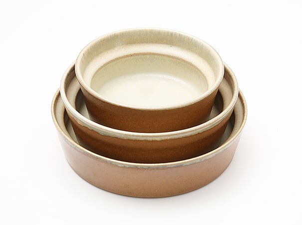 【新品未使用】aeru 大谷焼　食器3点セット 徳島県から 大谷焼の こぼしにくい器／0歳からの伝統ブランドaeru