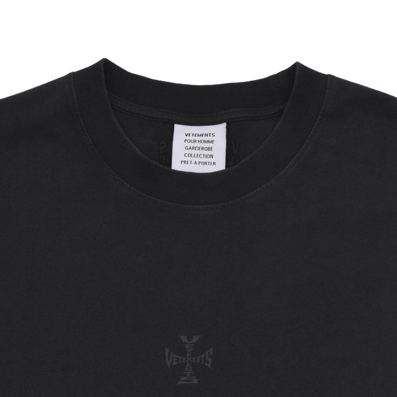 【VETEMENTS】CROSS LOGO SLEEVELESS T-SHIRT - 7